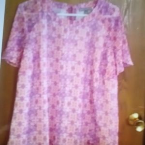 Jessica London Pink Blouse Size 16 New A-49
